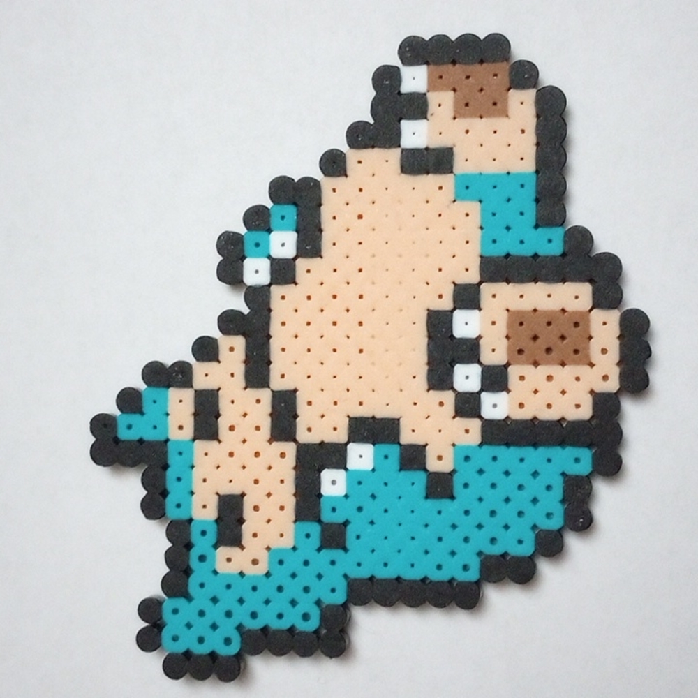 Snorlax Perler Bead Creation